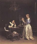 TERBORCH, Gerard The Letter (mk25 oil painting